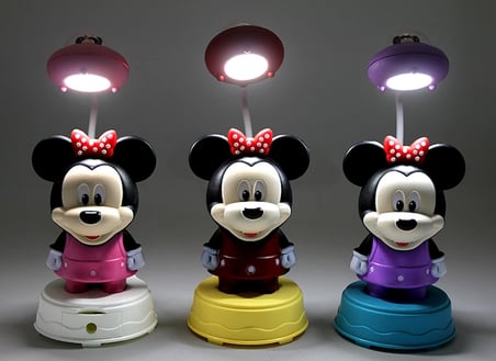 Evimdeyokyok Mickey Mouse Gece Lambası Şarjlı USB 25x10 cm