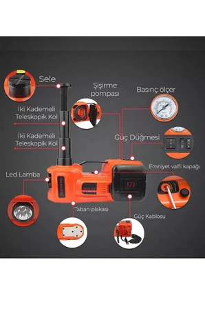 Powerlift 5 ton 12V Kiriko ve Bijon Sökme Seti