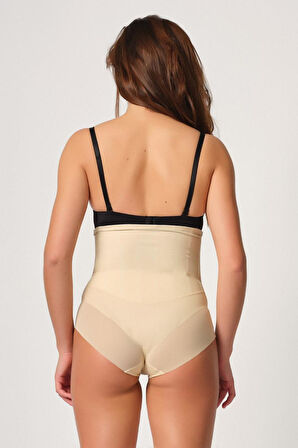 TEN MI Emay 2945 Tül Karyokalı Slip Lazer Korse