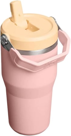 The IceFlow Flip Straw 2.0 Tumbler 0.60L Pipetli Termos 10-13425-0141 Pembe