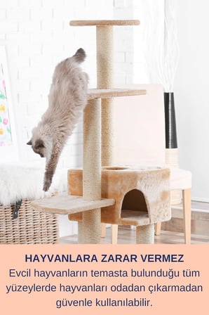 Çiş Koku Giderici Dezenfektan Etkili Kedi Kumu Köpek Evi Günlük Yüzey Temizleyici Sprey Seti