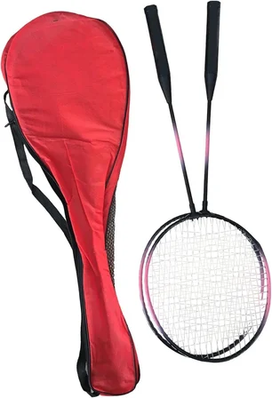 Özel Çantalı Badminton Seti – 2 Raket + 3 Top | Hafif, Dayanıklı ve Taşınabilir Spor Seti