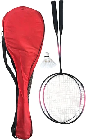 Özel Çantalı Badminton Seti – 2 Raket + 3 Top | Hafif, Dayanıklı ve Taşınabilir Spor Seti