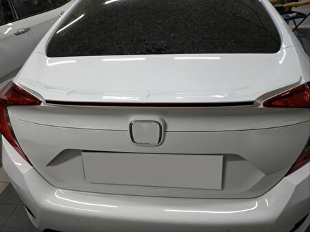 CIVIC 2016-2021 IÇIN UYUMLU  FC5 HİBRİD LED SPOILER BOYASIZ