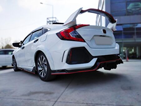 CIVIC FC5 2016-2020 IÇIN UYUMLU TYPE R SPOILER BOYASIZ