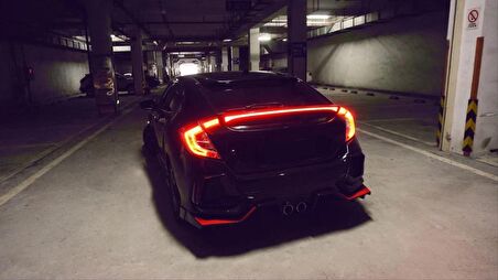 CIVIC HB FK7 IÇIN UYUMLU LED SPOILER