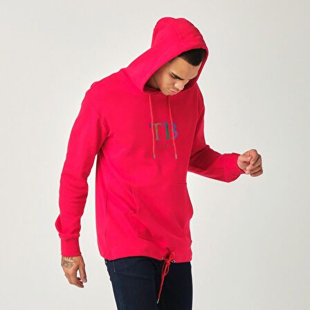 Hologram Flexi Hoodie - Kırmızı