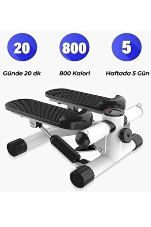 Anunnaki İpli Fitness Stepper LCD Ekran Egzersiz Aleti