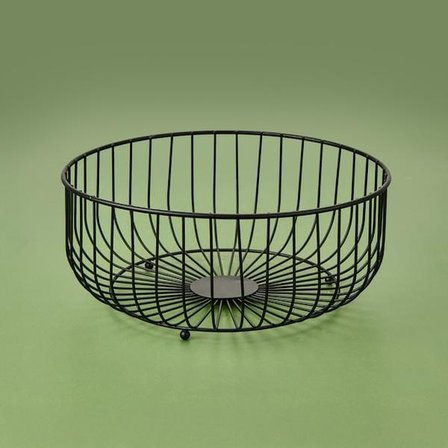 Teknotel Metal Banyo Organizeri - Siyah - 28 cm