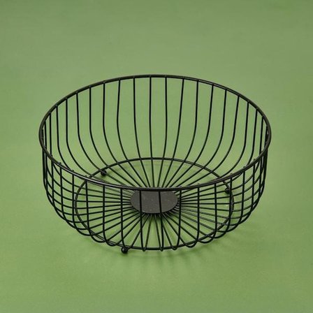 Teknotel Metal Banyo Organizeri - Siyah - 28 cm