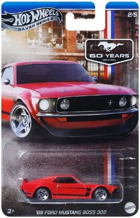 60. YIL MUSTANG SERİSİ ARABALAR 69 FORD MUSTANG BOSS 302 GRT01 - JBY51