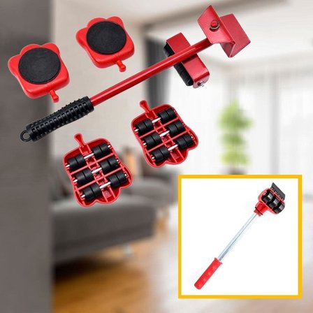 ® Tekerlekli Basit Pratik Ağır Beyaz Eşya Kanepe Koltuk Taşıma Kaydırma Aleti Aparatı Seti, Akıllı Mobilya Kaldırıcı