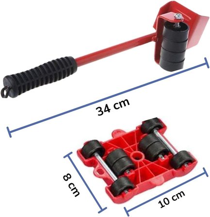 ® Tekerlekli Basit Pratik Ağır Beyaz Eşya Kanepe Koltuk Taşıma Kaydırma Aleti Aparatı Seti, Akıllı Mobilya Kaldırıcı