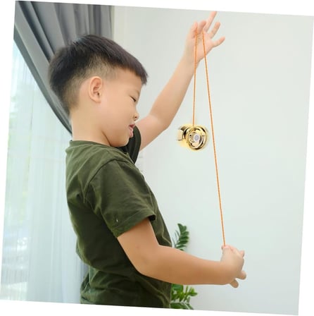Metal Yoyo Oyuncak Extra Rulmanlı Profesyonel Yo-Yo Oyuncağı Unresponsive Yoyo Gold