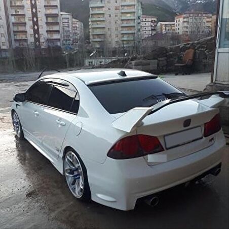 CIVIC FD6 - FB7 IÇIN UYUMLU TYPER SPOILER (BOYASIZ)