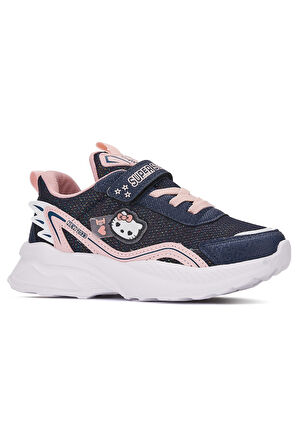 Günlük Kız Çocuk Sneaker Lastik Bağcık Hologram Cırt Hafif Hello Kitty Nefes Alabilen Ayakkabı 2014