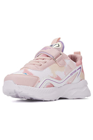 Günlük Kız Çocuk Sneaker Lastik Bağcık Hologram Cırt Hafif Hello Kitty Nefes Alabilen Ayakkabı 2014