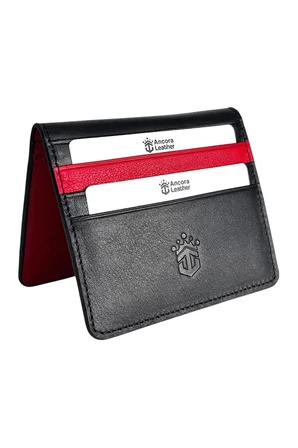Ancora Leather Hakiki Deri Para Bölmeli Çıtçıtlı Portföy-Unisex-26210