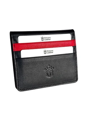 Ancora Leather Hakiki Deri Para Bölmeli Çıtçıtlı Portföy-Unisex-26210