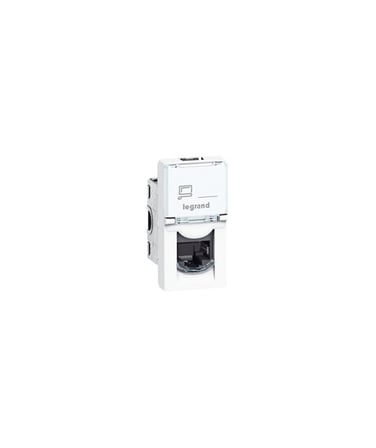 Cat6A RJ45 STP 1 Modül Beyaz
