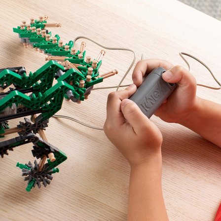 Basic Fun 12468 Osaurus Classics 255 Pc/ 2 Model-K'Nexosaurus Rex Yapı Seti (Motorlu), Çok Renkli