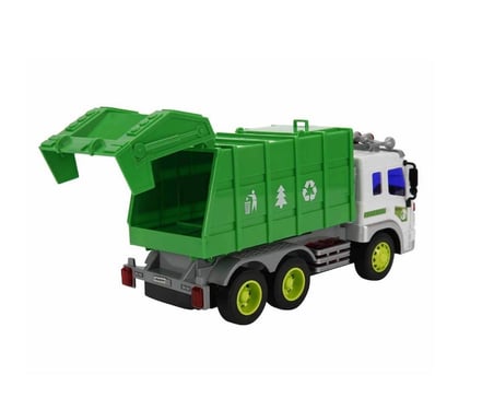28 cm Pİlli sesli ışıklı çöp kamyonu 0783