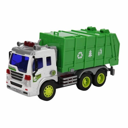 28 cm Pİlli sesli ışıklı çöp kamyonu 0783
