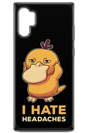 Samsung Galaxy Note 10 Plus uyumlu Pokemon 33 Şeffaf Psyduck Pokemon