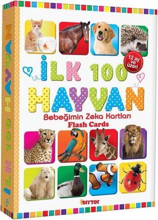 Ilk 100 Hayvan Bebeğimin Zeka Kartları