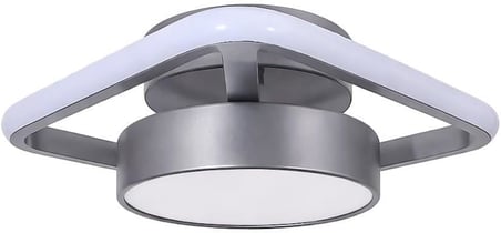 Alen Tekli Gri Enerji Tasarruflu Beyaz Işık Modern Led Avize Çocuk Odası Koridor Giyinme Odası Giriş