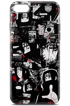 Apple iPhone 7 uyumlu Anime 29 Koruma Itachi Uchiha