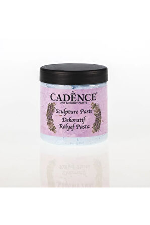 Dekoratif Rölyef Pasta (SCULPTURE PASTE)-1321 Açık Mavi-250ml-400gr
