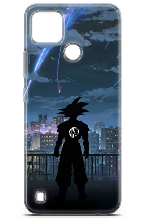Realme C25Y uyumlu Anime 30 Darbe Emici Dragon Ball Goku