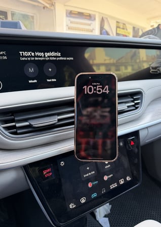 Togg T10X 2023-2024 Araç Içi Premium Telefon Tutucu - Araba Telefon Tutacağı Havalandırma Için