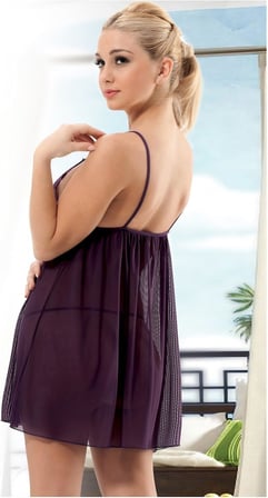 miorre Tül Babydoll Gecelik Takım,Karışık L