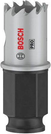 1 x PRO Sheet Metal Power Change Plus Delik Testeresi (Paslanmaz Çelik Saclar, Çelik Saclar, Ø 19 mm, Profesyonel Aksesuar Matkap/Tornavida için)