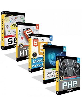 PHP Tabanlı WEB Tasarım Seti (5 Kitap Takım)