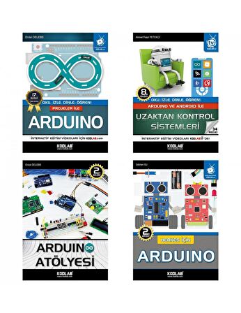 Arduino Atölye Seti (4 Kitap Takım)