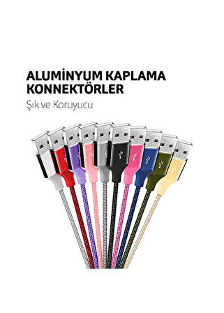 Ttec AlumiCable Altın USB-A To Lightning Şarj Kablosu