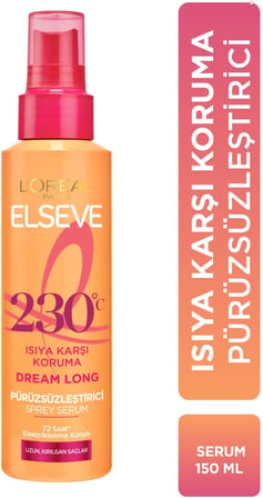 L'Oréal Paris Elseve Dream Long Isıya Karşı Koruyucu &amp; Pürüzsüzleştirici Sprey Serum 150ml