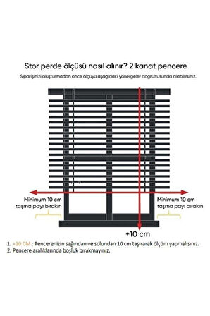 Çizgili Çift Mekanizmalı Tül Ve Stor Perde - Model 1