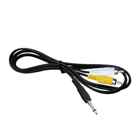 KABLO UZATMA PC 2RCA TO 6.3MM 1.5MT NARITA