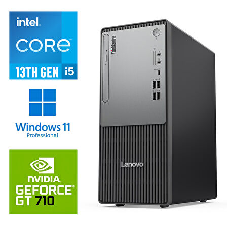 LENOVO ThinkCentre Neo 50t Gen5 i5-13400 16GB 1TB SSD 2 GB GT710 W11P Masaüstü PC 12UB000ETR 014