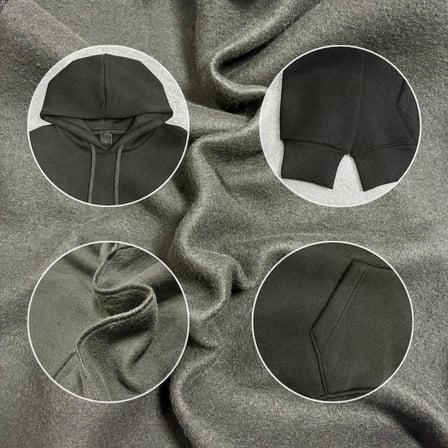 HEAVY OVERSIZE HOODIE | BLACKOUT KEEP BASKILI (Unisex Oversize Kapüşonlu Sweatshirt)