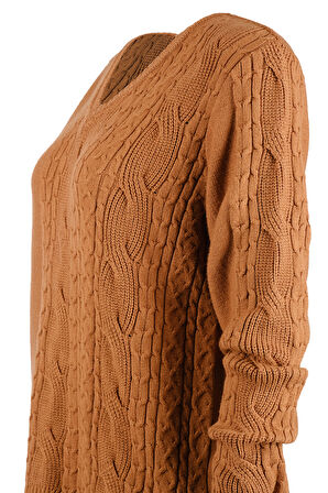 İşlemeli Detaylı Kazak Vedi