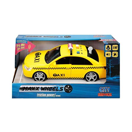 Sunman 1/16 Araba Polis/Taksi Ses/Işık WY560A