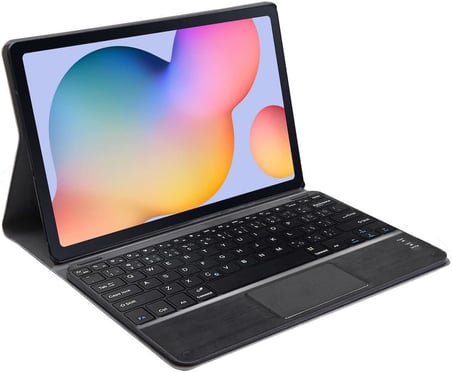 Samsung Galaxy Tab S6 Lite P610 10.4 inch Bluetooth Touchpad Klavye + Standlı Kılıf - BKK5