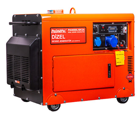 Palmera Pa9000lnk5a Eur5 Dizel Monofaze Marşlı Ats Jeneratör 8.1 Kwa