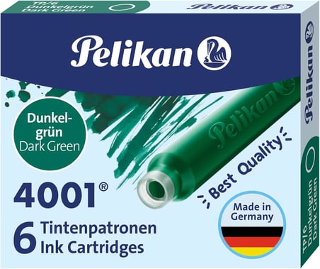Pelikan, Kartuş Serisi Tp6x Dolmakalem Kartuşu, Yeşil