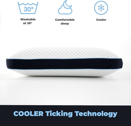 Cooler Extreme Visco Yastık,Boyun Yastığı Ergonomik Yastık, Visko Yastık,Yastık,Serinletici Yastık Soğuk yastık